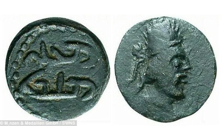  Тарихшы б.з. I ғасырындағы монетадан Христостың шынайы бейнесін тауып алған