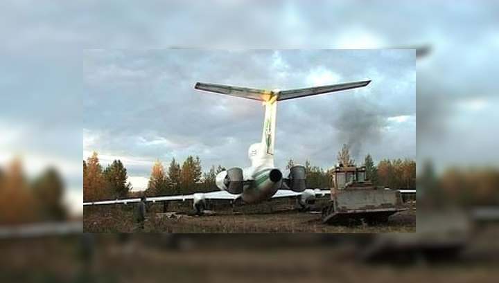 Посадка ту на заброшенный аэродром Посадка ту на заброшенный аэродром