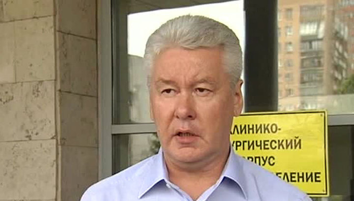 Сергей Собянин посетил НИИ Склифосовского