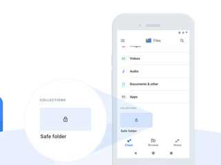  google files  safe folder 