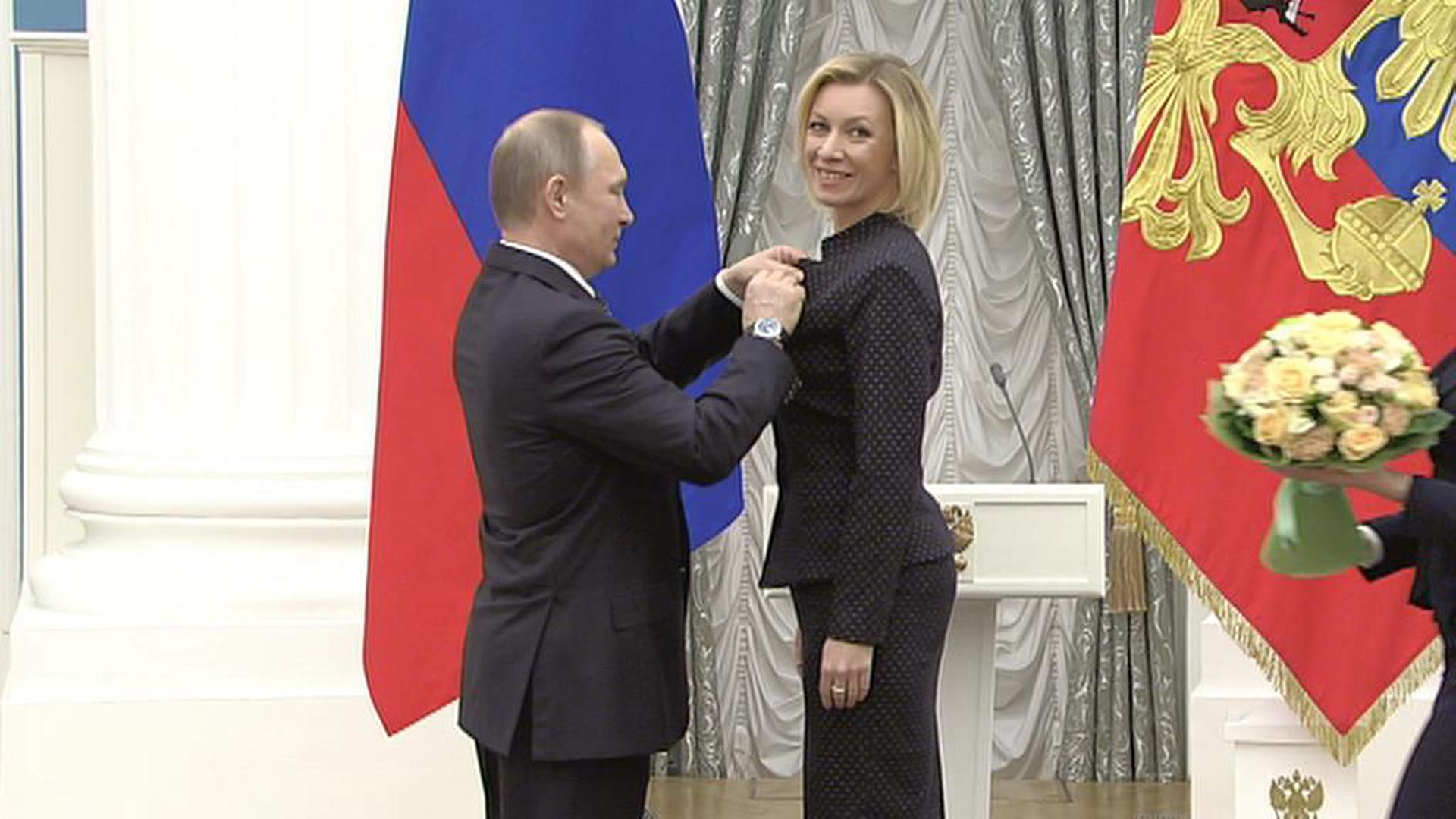 Светлана Захарова награждение в Кремле