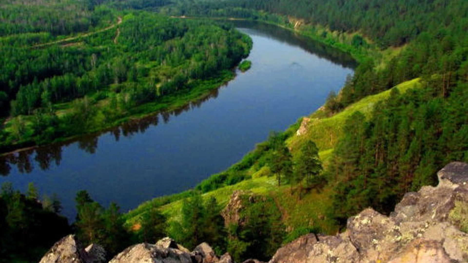 Река Ингода в Забайкальском крае фото