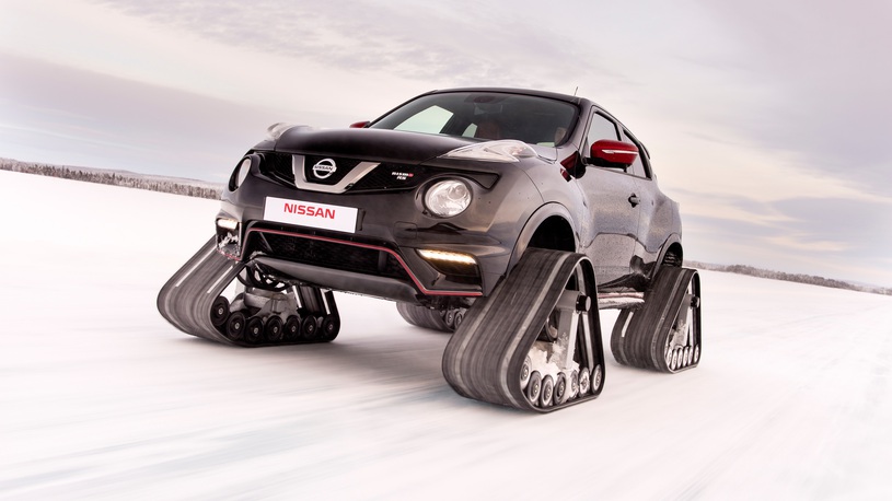 Nissan выпустил экстремальный Juke на гусеницах