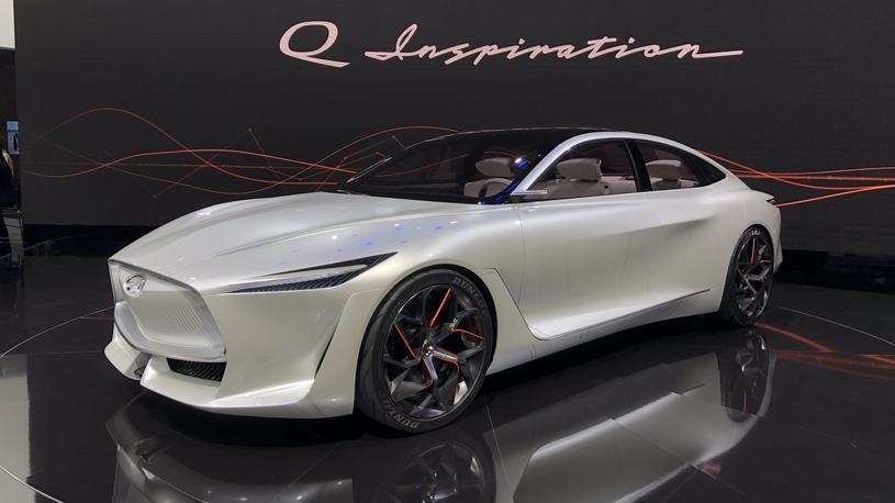 Infiniti представит новейший электрический спортседан