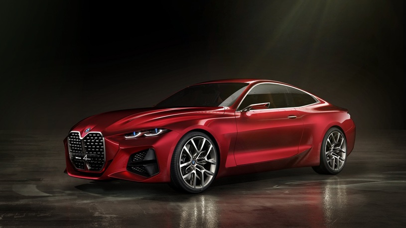 Больше ноздри! BMW намекнула ярким концептом на новое купе 4 серии