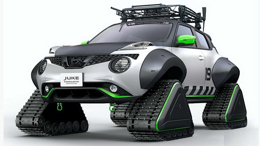 Nissan выпустил экстремальный Juke на гусеницах