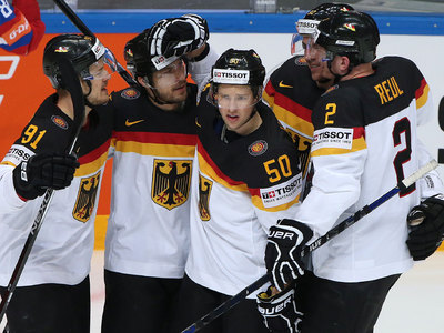 Хоккейный матч Россия – Германия: после первого периода счет 0:1