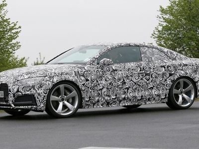 Audi испытывает самую мощную версию купе A5