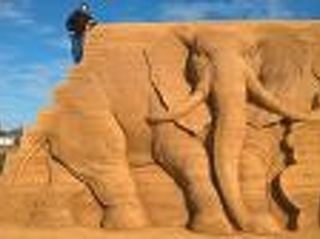 Владимирский скульптор представил на конкурсе в Дании свой шедевр из песка