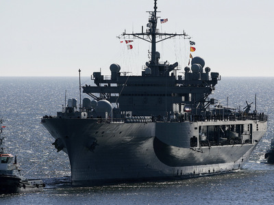 Черноморский флот следит за передвижением флагмана 6 флота США в Черном море