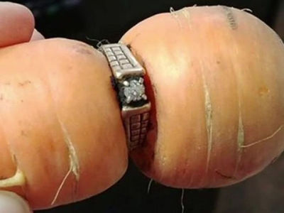 Пенсионерка нашла потерянное 13 лет назад обручальное кольцо на моркови