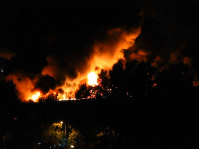 Пожар в 2 тысячи квадратных метров локализован в Екатеринбурге