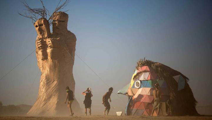 Burning man сожжение храма