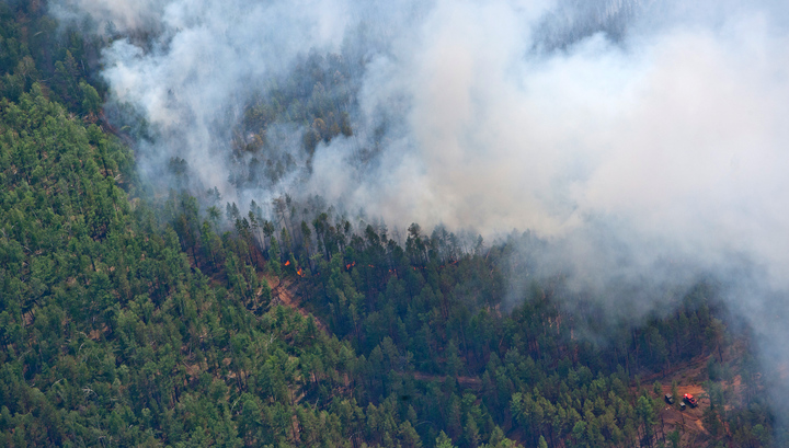 Ситуация с лесными пожарами в Бурятии стабилизируется