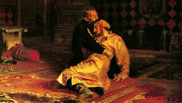Вандал атаковал «Ивана Грозного и его сына» ради исторической справедливости