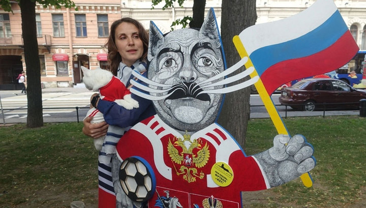 Шестиметровый кот и 32 кота-футболиста: как совместить любовь к котам и футболу