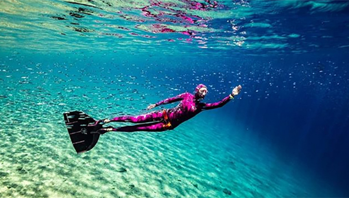 Freediving моноласта