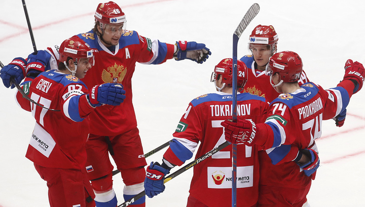 Хоккейная сборная России разгромила соперников из Чехии