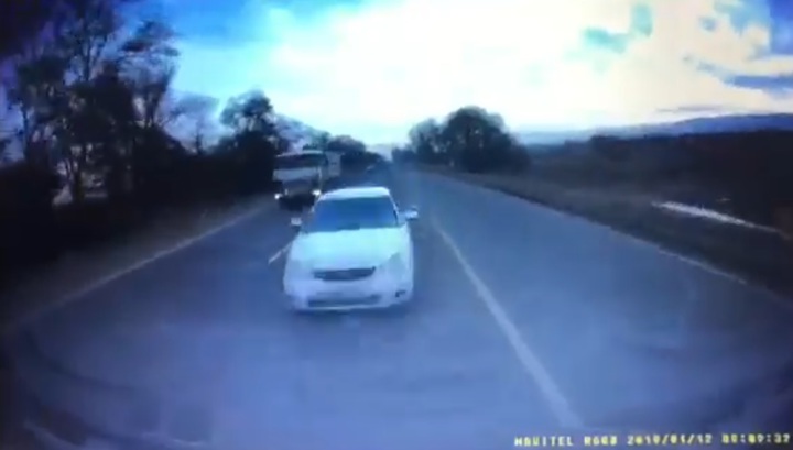 Уснувший водитель спровоцировал аварию с тремя погибшими в Дагестане. Видео