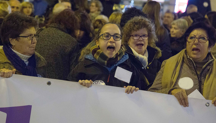 В первом эстонском марше женщин приняли участие мужчины