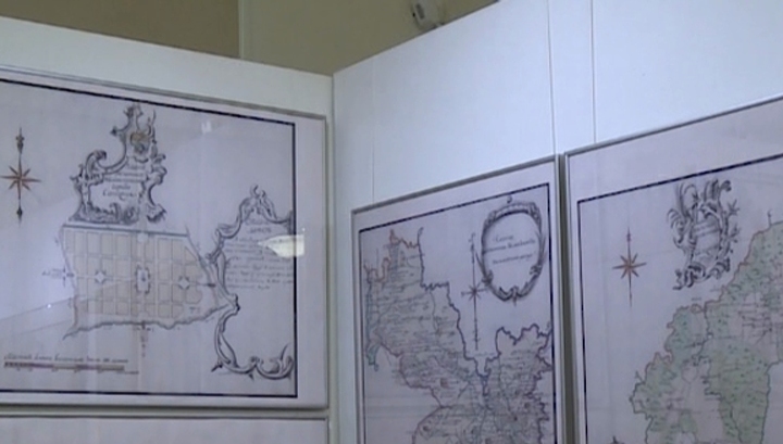 В Рязани представили уникальную карту губернии 18 века