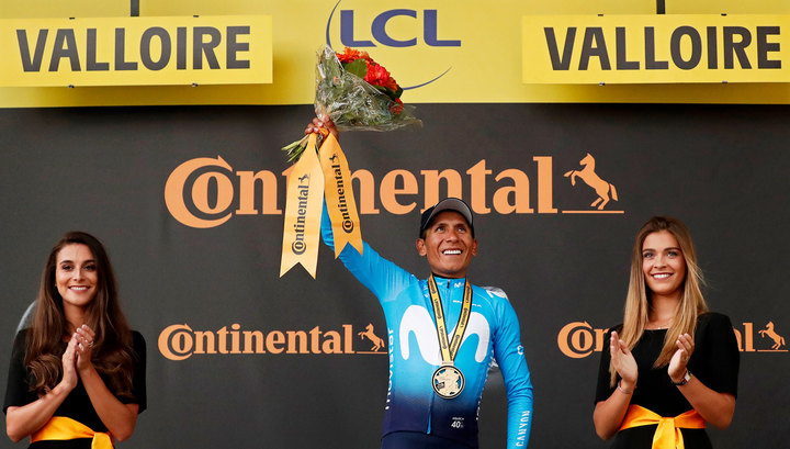 Колумбиец Кинтана выиграл 18 этап Тур де Франс