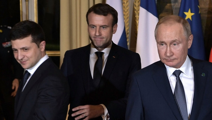 В Париже завершилась встреча Путина и Зеленского