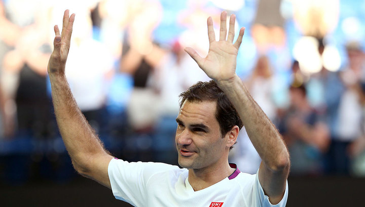 Федерер в пяти сетах добыл путевку в полуфинал Australian Open