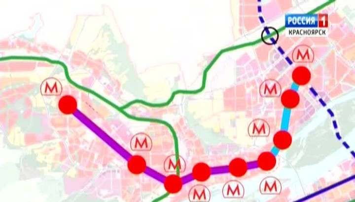 Проект красноярского метрополитена