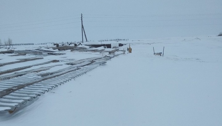 Снежный плен. В поселке под челябинском дома замело снегом по крыши