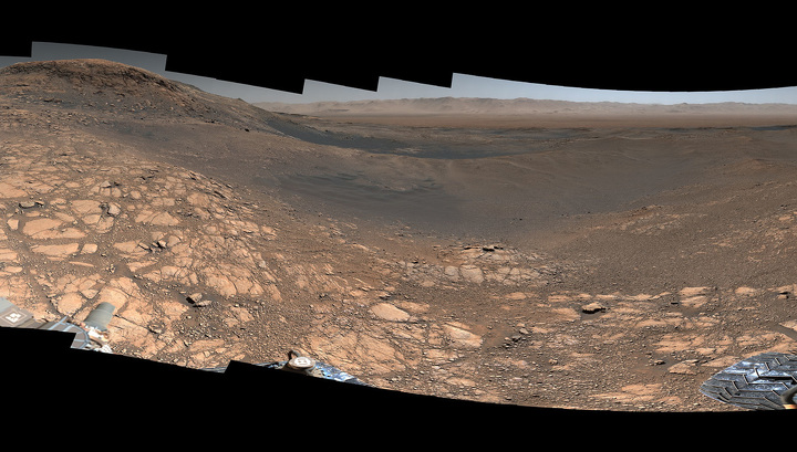 Марсоход Curiosity снял самую детальную панораму Марса
