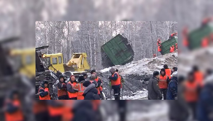 В Иркутской области сошли с рельсов 17 вагонов с углем