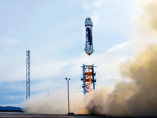 New Shepard отправил туристов на 11 минут в космос