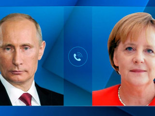 Путин и Меркель обсудили Украину, Сирию, Ливию и ситуацию с Навальным