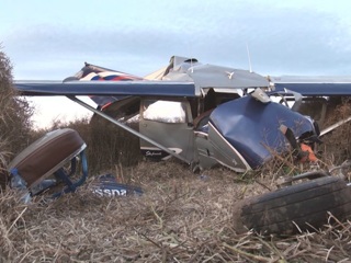 Крушение легкомоторного самолета под Калининградом: чудом никто не погиб