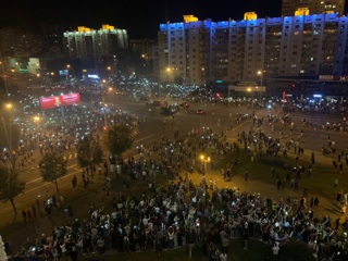 В Минске увеличены силы правопорядка после начала столкновений с оппозицией