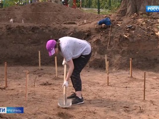 Археологи исследуют новый участок в центре Перми