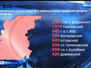 COVID-19: статистика по Нижегородской области