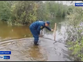 Из-за обильных осадков в реке Заставка вновь поднялся уровень воды