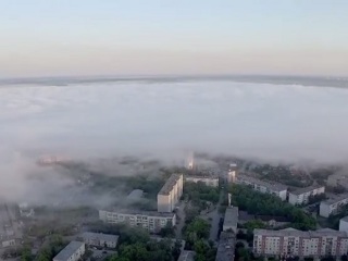 Белый купол. Челябинск утонул в тумане