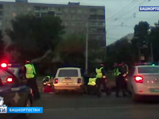 В Уфе подростки устроили погоню на угнанном автомобиле