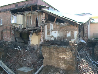 Разрушенные дома в центре Иркутска оказались культурным достоянием