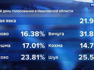 В Ивановской области на муниципальных выборах проголосовали почти 22% избирателей