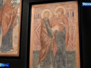 Фрески затопленного в Калязине монастыря представили в Москве