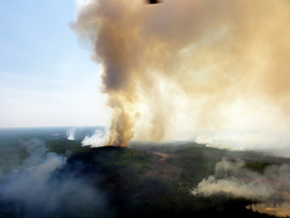 Якутию вновь охватили лесные пожары