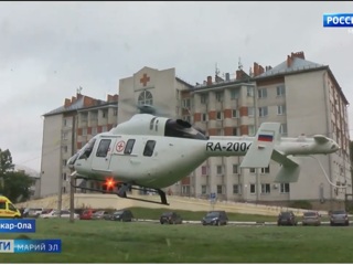 В Марий Эл продолжает работать вертолет для экстренной медпомощи