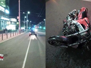 Мотоциклист погиб в аварии в центре Петрозаводска