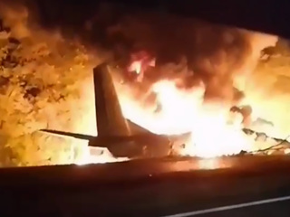 Число жертв при крушении самолета под Харьковом увеличилось