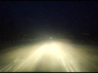 Снегопад осложнил дорожную ситуацию на федеральной трассе М-53