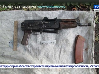 У жительницы Тамбовской области изъяли целый арсенал оружия